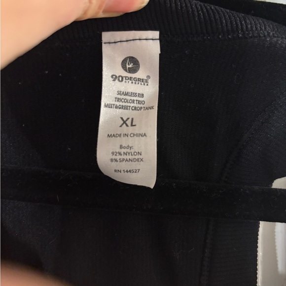 90 Degree By Reflex Black Tank Top - Picture 2 of 3